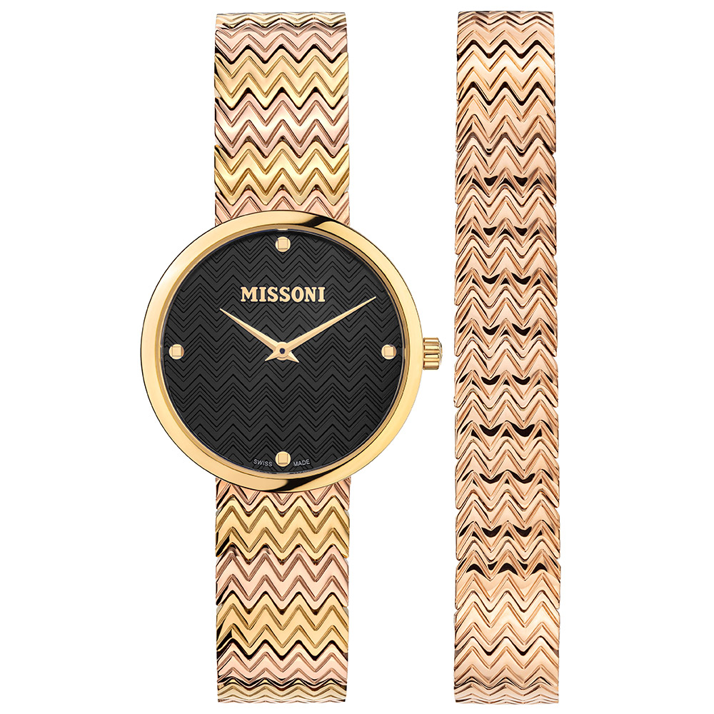 Missoni MWY201221 Kadın Kol Saati ve Bileklik Seti