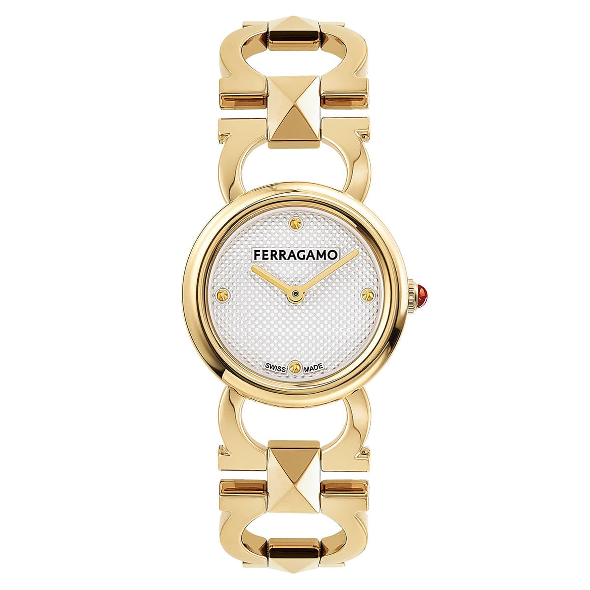 Ferragamo Double Gancini Stud SFSG00224 Women’s Watch