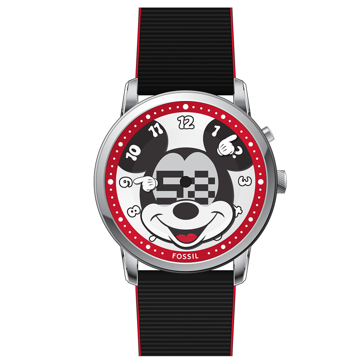 Fossil FLE1232  Disney x Fossil Limited-Edition Mickey Mouse Big Tic Erkek Kol Saati