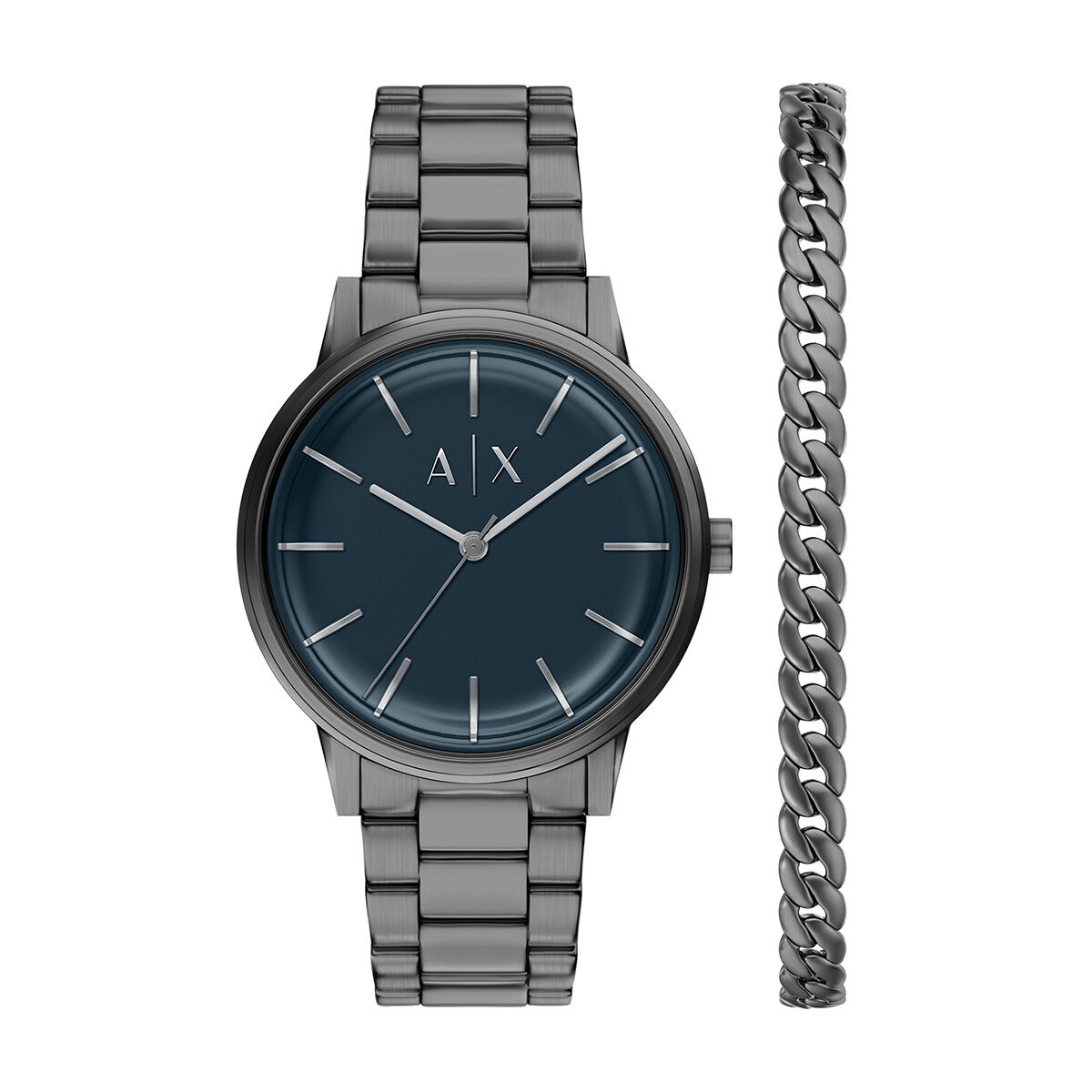 Armani Exchange AX7183SET Erkek Kol Saati ve Bileklik Seti
