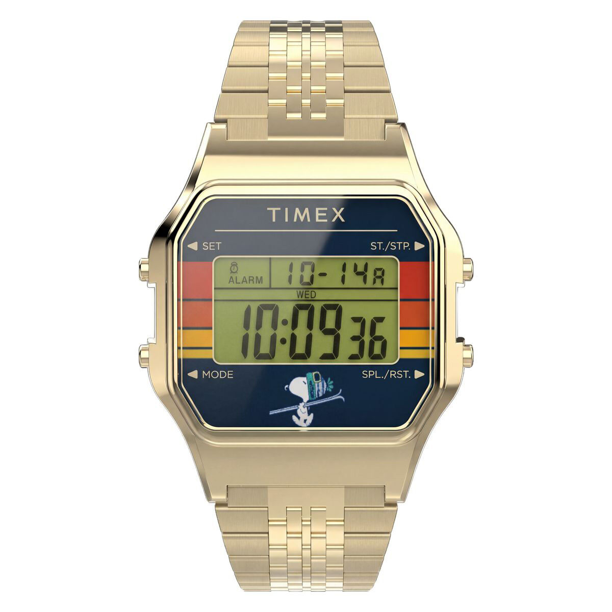 Timex TW2Y76800 Peanuts® x Timex T80 Snoopy Ski Kol Saati
