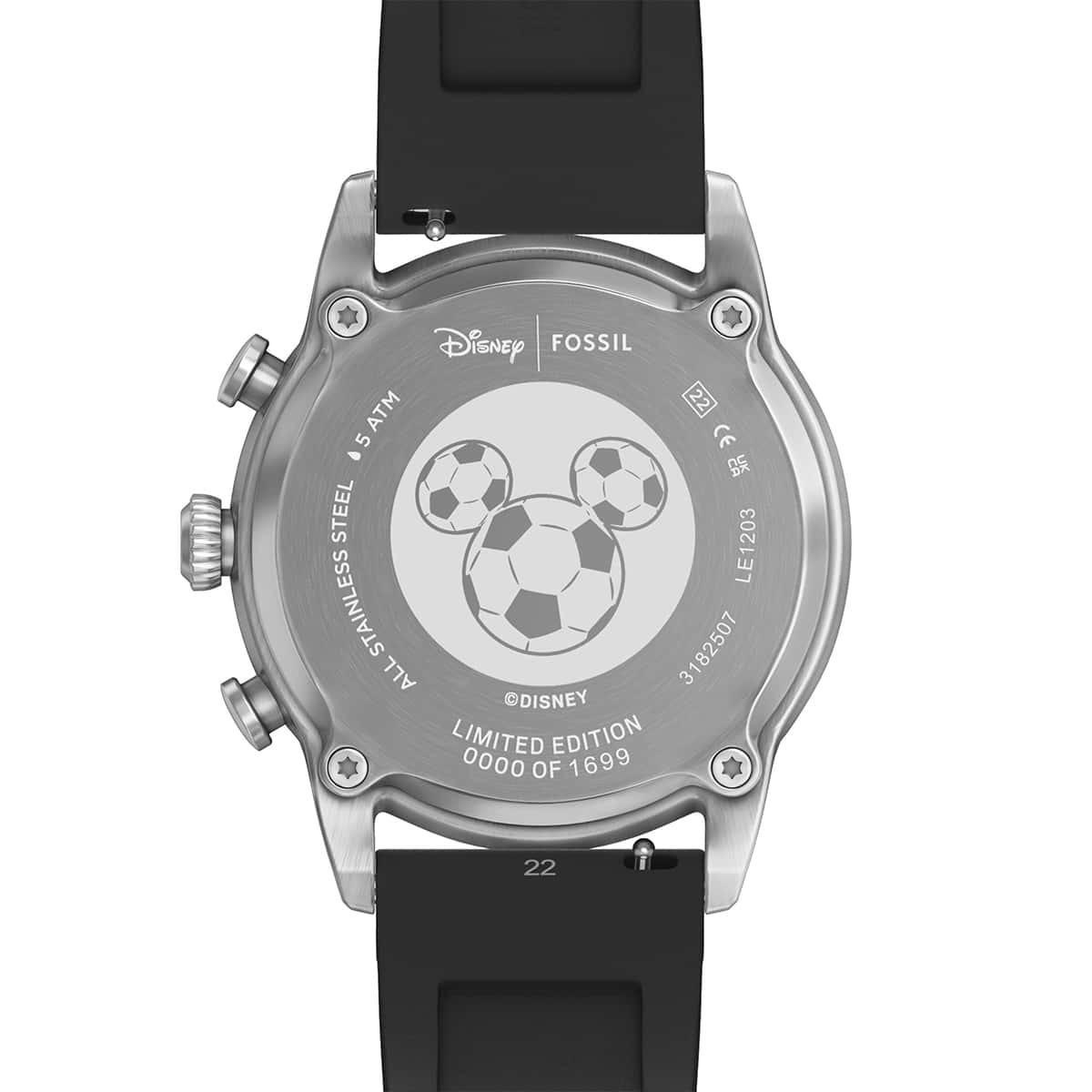 FLE1203 Disney x Fossil Limited-Edition Mickey Mouse Soccer Erkek
