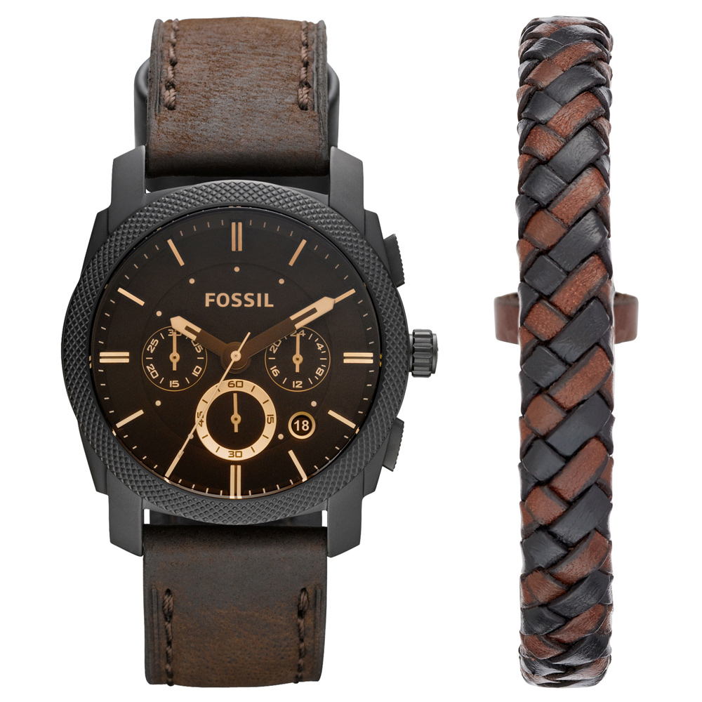 Fossil FFS5251SET Erkek Kol Saati ve Bileklik Seti