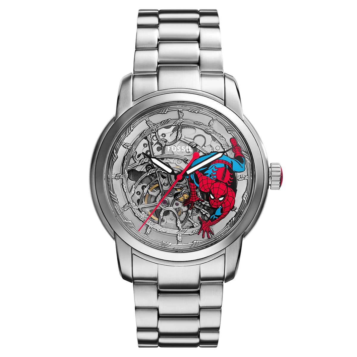 FLE1197SET Marvel x Fossil Limited Edition SPIDER-MAN Erkek Kol Saati