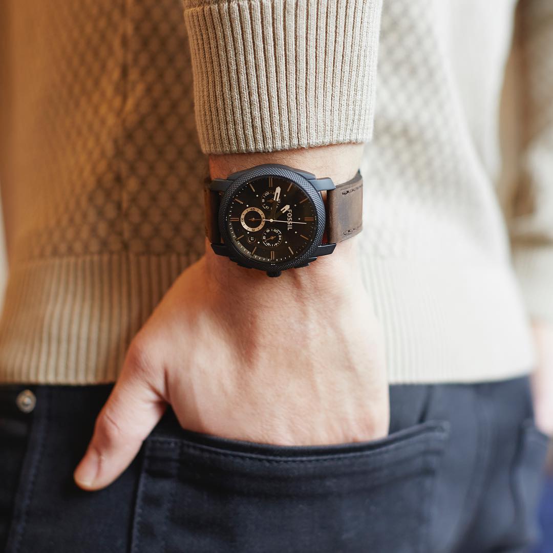 Fossil FFS5251SET Erkek Set Kol Saati ve Bileklik Saat ve Saat