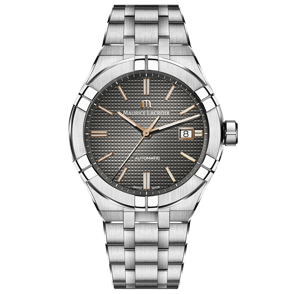 M*M様 ■ジャンク品■　メモリ　14 Maurice Lacroix ML-AI6008SS002331-1 Erkek Kol Saati - Saat ve Saat