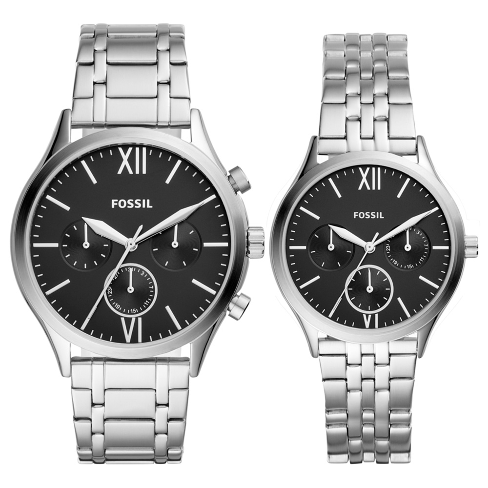 Fossil FBQ2469SET Erkek Kol Saati ve Kadın Kol Saati