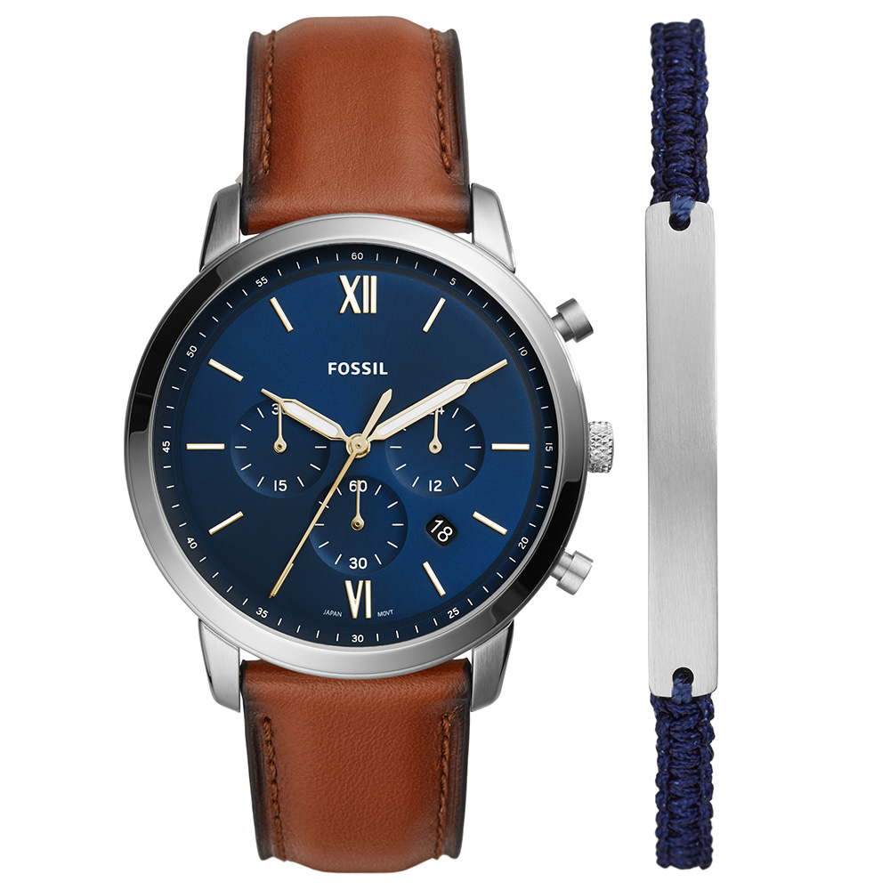 Fossil FFS5708SET Erkek Kol Saati ve Bileklik Seti